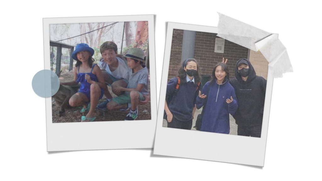 Семейные фотографии: Лукас, брат Бан Чана, Ханна, сестра Бан Чана, и сам лидер Stray Kids